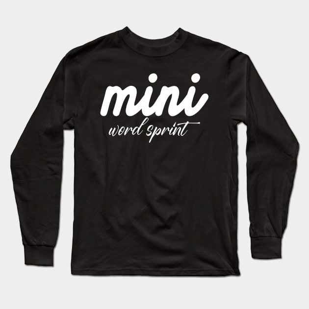 Mini Word Sprint Long Sleeve T-Shirt by TypoSomething